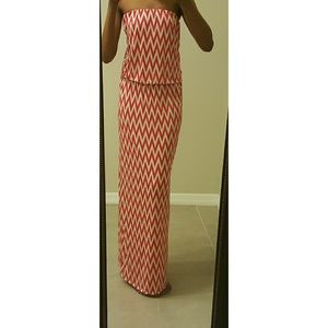 Strapless Maxi Dress