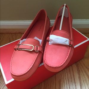 Coach suede leather shoes.