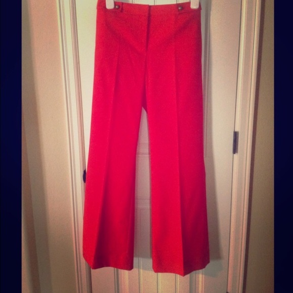 LOFT Red Dressy Pants