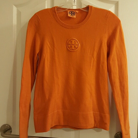 Tory Burch Merino Wool Logo Sweater