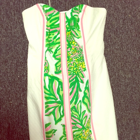 Strapless Lilly Pulitzer shift dress