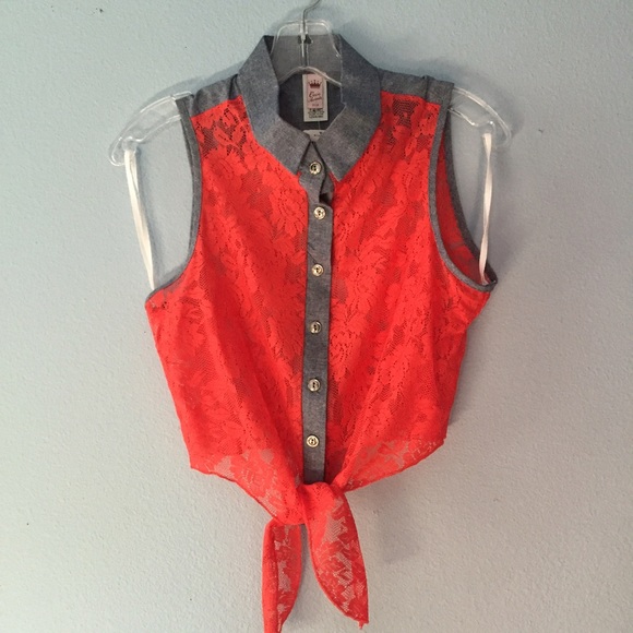 Button Down, Crop Top