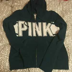 Pink zip up