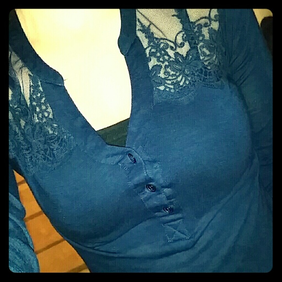 High Low Lace Blouse