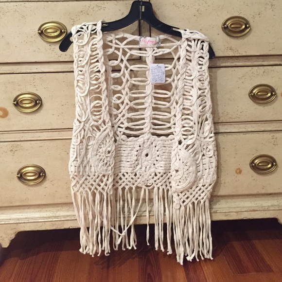 Free people woven vest