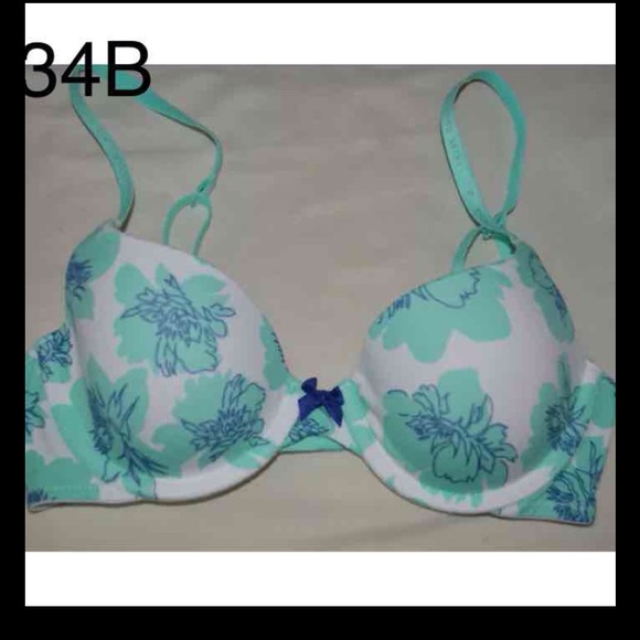 Victoria's Secret sexy tee Demi floral bra 34B NWT