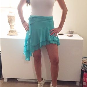 👗 Turquoise Hi-Low SKIRT