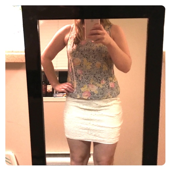 Cute floral tank
