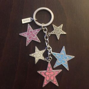 Coach star key chain used