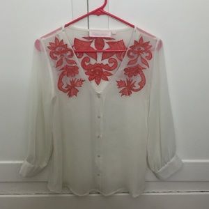 Lila Page White Blouse