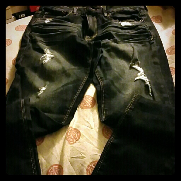 Jean legging midrise 6 short
