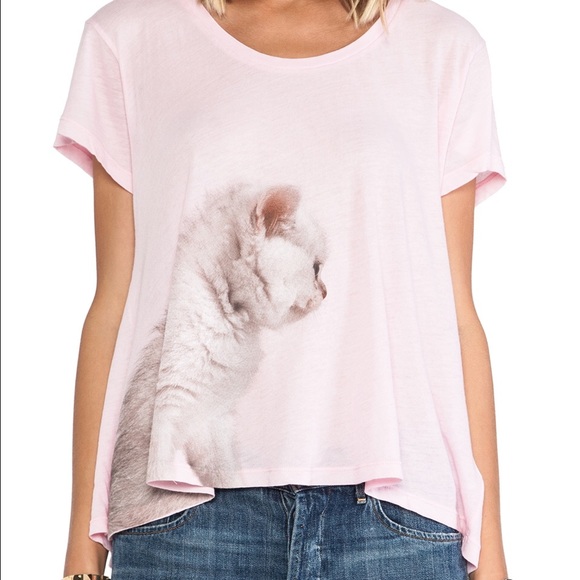 Wildfox Cat Cafe Tee 💕😻