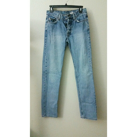 Vintage Lightwashed Mid Rise Calvin Klein Jeans