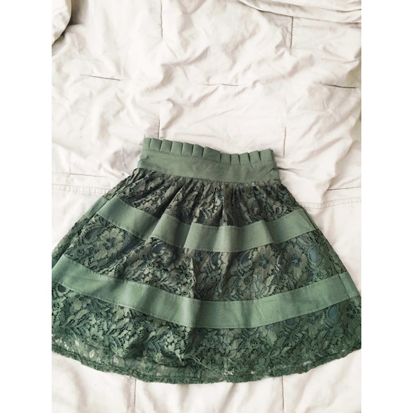 Love Culture Lace Skater Skirt