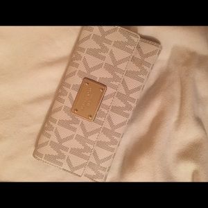 Michael Kors soft leather wallet.