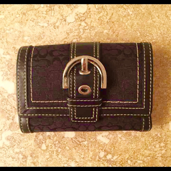 Authentic coach wallet