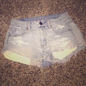 American eagle high waisted shorts!