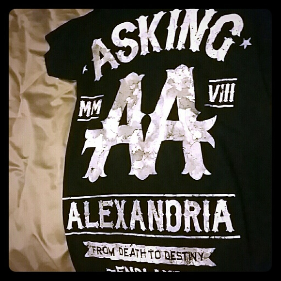 Hot Topic Tops - Asking alexandria shirt