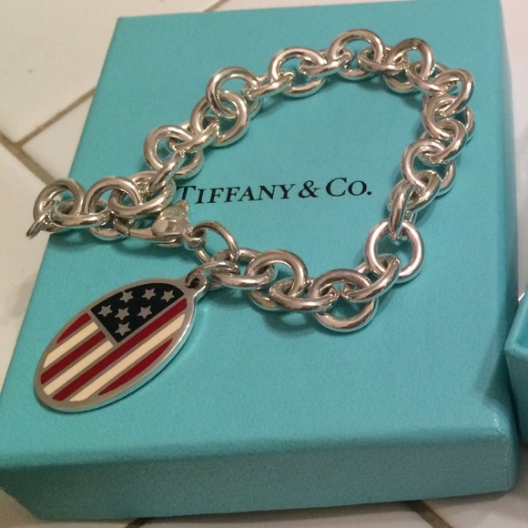 Tiffany sterling silver charm bracelet