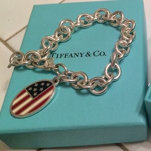 Tiffany sterling silver charm bracelet