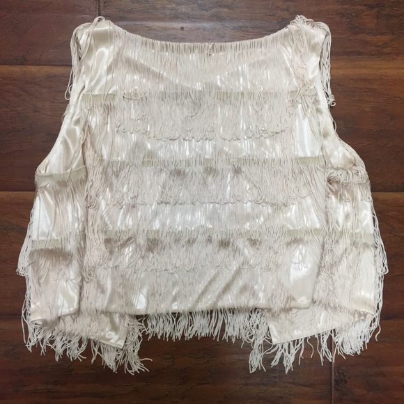 LC Lauren Conrad Runway Collection Fringe TankNWT