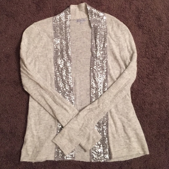 Charlotte Russe Sparkle Cream cardigan!