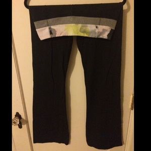 Lululemon black flare pants