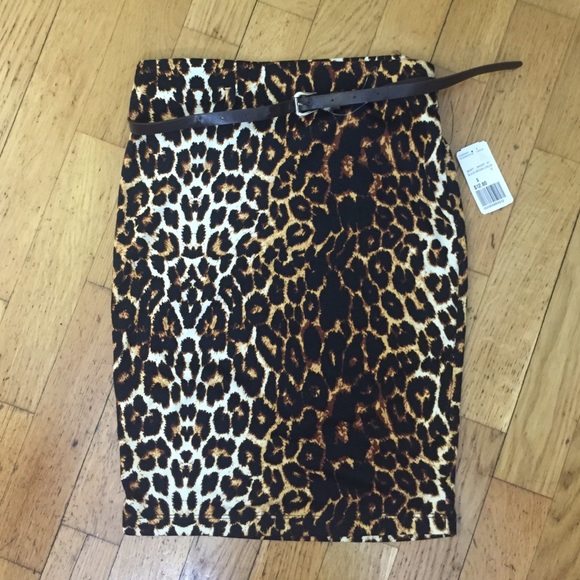 F21 Cheetah Print Skirt
