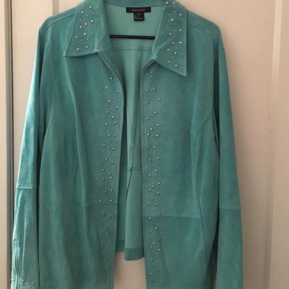 Karen Kane 100% leather jacket