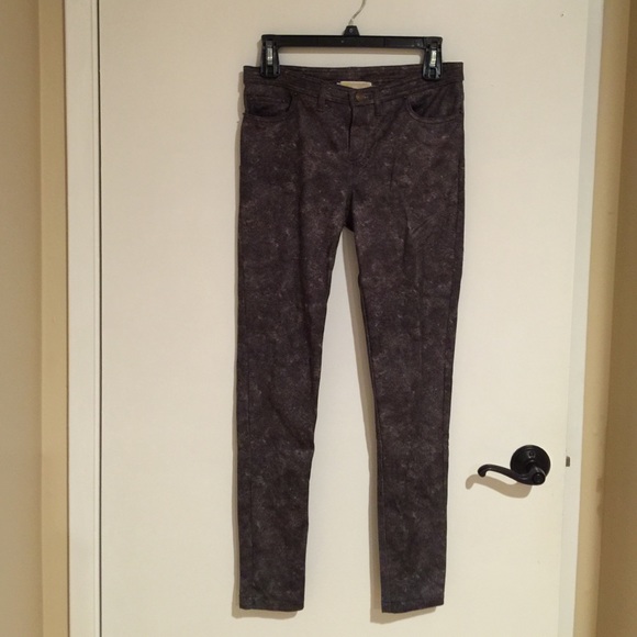 Michael Kors Metallic Skinny Pants Size 2