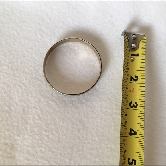 🔆 Vintage Silver & Turquoise Handmade Bracelet - Picture 2 of 4