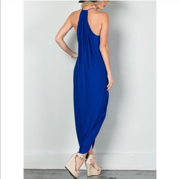 1DAYSALE "At Last" Draped Front Maxi Dress - Picture 4 of 4