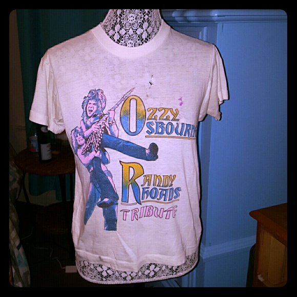 Tops - How  awesome is this vintage Randy Rhodes Tee