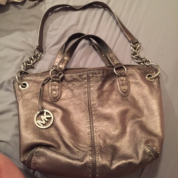 Michael Kors Metallic hobo bag