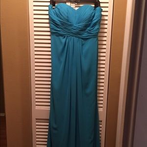 David's Bridal Bridesmaid Dress, Malibu, size 8