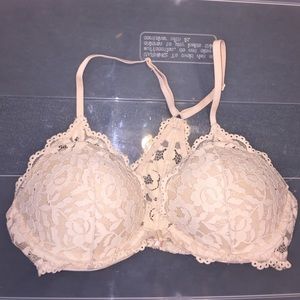 Date racer back in NUDE from  PINK 34c