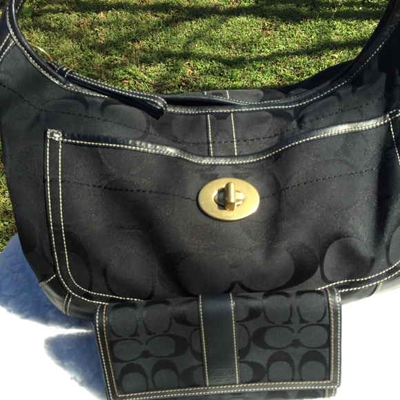 Coach purse and wallet.