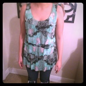 Ruffled tank