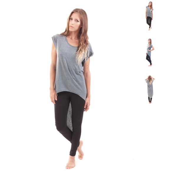 HiLo Burnout Tee Tunic