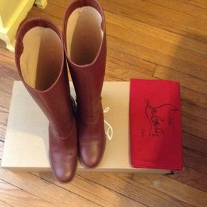 Christian Louboutin Shoes | Heeled Boots - on Poshmark  