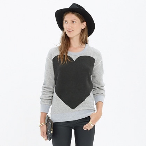 Madewell Heart Sweatshirt