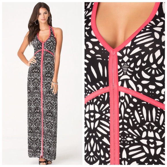 Bebe Print Maxi Dress❤️ 🚨FINAL PRICE🚨 - Picture 2 of 3