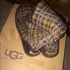 Authentic well used knitted boots uggs...