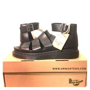 Black Dr. Marten Clarissa Sandal