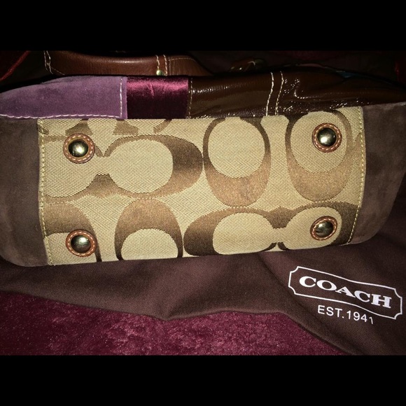 Limited Edition Coach Patchwork Tote.... - image 3