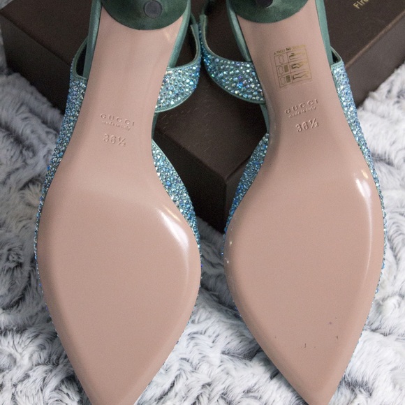 Gucci Blue Jewel Shoes - price firm - Picture 3 of 4