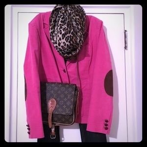 Lilly Pulitzer Pink Corduroy Blazer