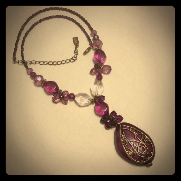 ✨Purple fashion necklace✨