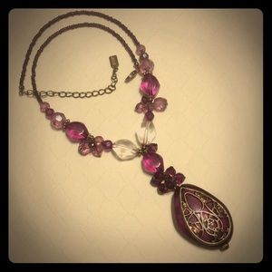 ✨Purple fashion necklace✨
