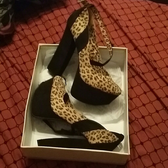 Leopard Heels